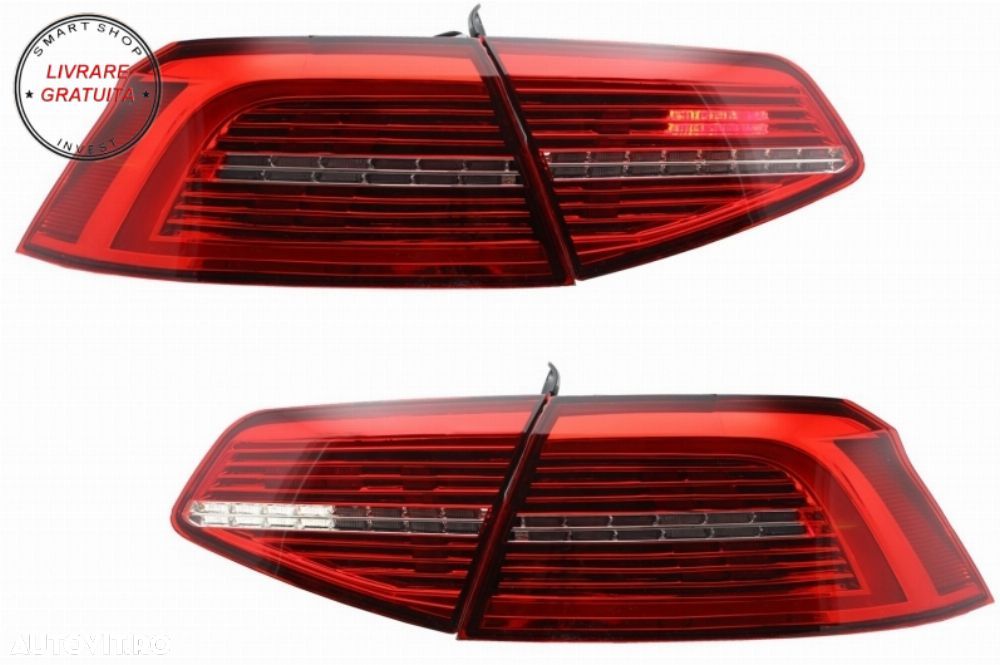 Faruri LED si Stopuri VW Passat B8 3G (2014-2019) Matrix Look R line cu semnal din- livrare gratuita - 21