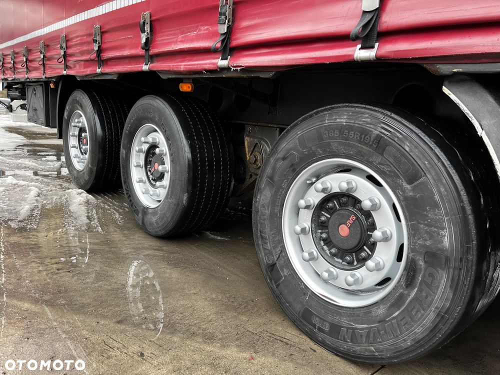 Fliegl Firanka Mega Coil // 2014 Rok // SAF // Dach podnoszony // 385/55 R19.5 // - 9