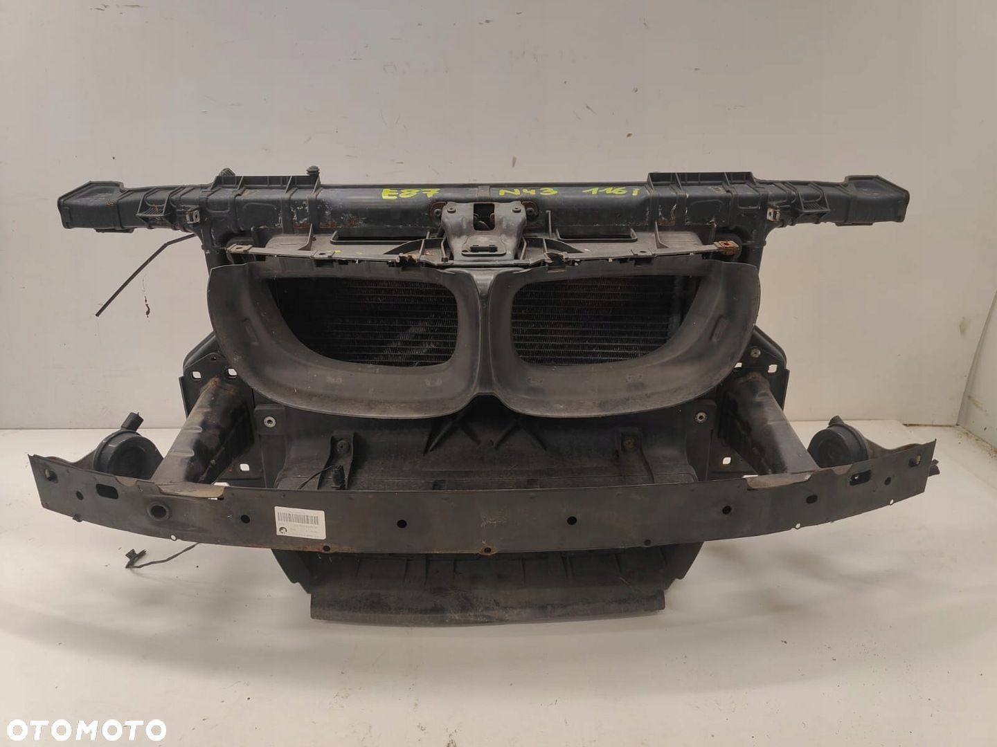 BMW e87 e81 PAS PRZEDNI KOMPLET BELKA CHŁODNICE WENTYL 116i benzyna n43 - 1