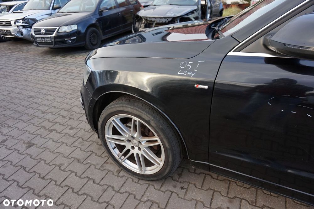 MASKA ZDERZAK BŁOTNIKI LAMPY Q5 I 8R LZ9Y XENON SPRYSKI S-LINE AUDI 2008-2012 CZARNY PRZÓD KOMPLETNY - 10