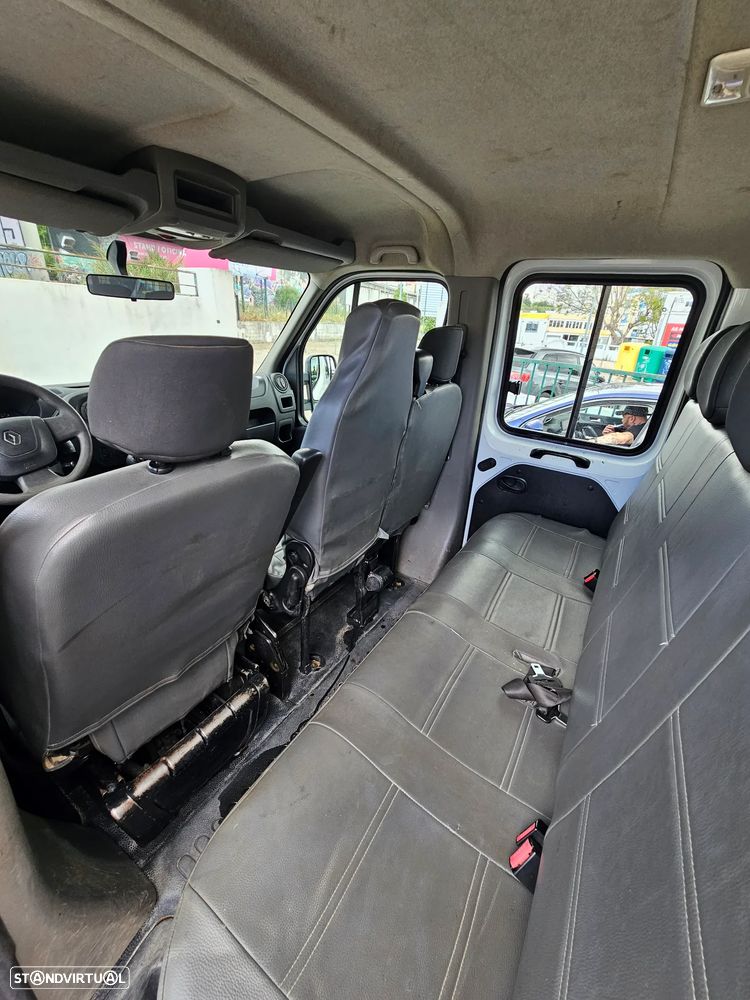 Renault MASTER CABINE DUPLA CAIXA ABERTA 7 LUGARES. - 22