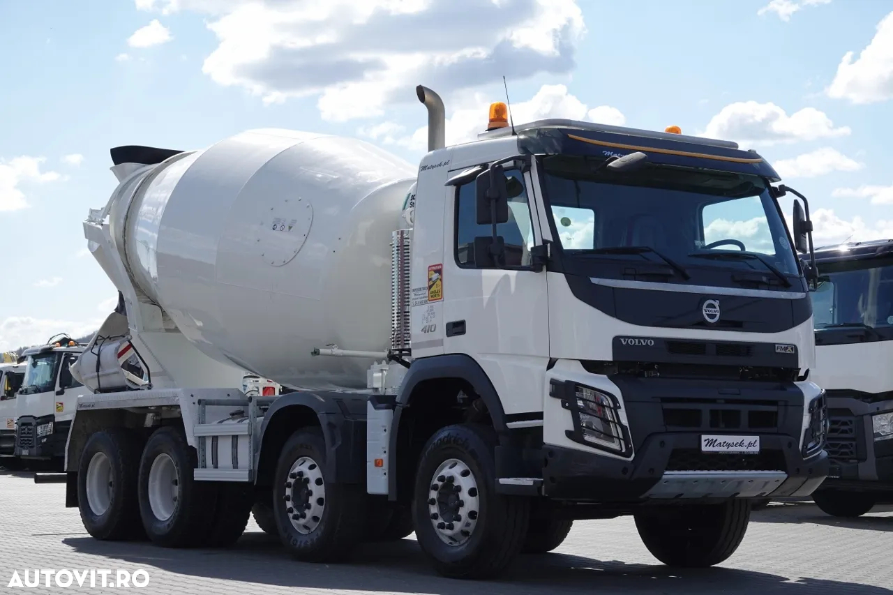 Volvo FMX 410 / 8x4 / 9m3 BETONATOR / SCHWING STETTER / HARDOX / JANTE ALIE / EURO 6 - 6