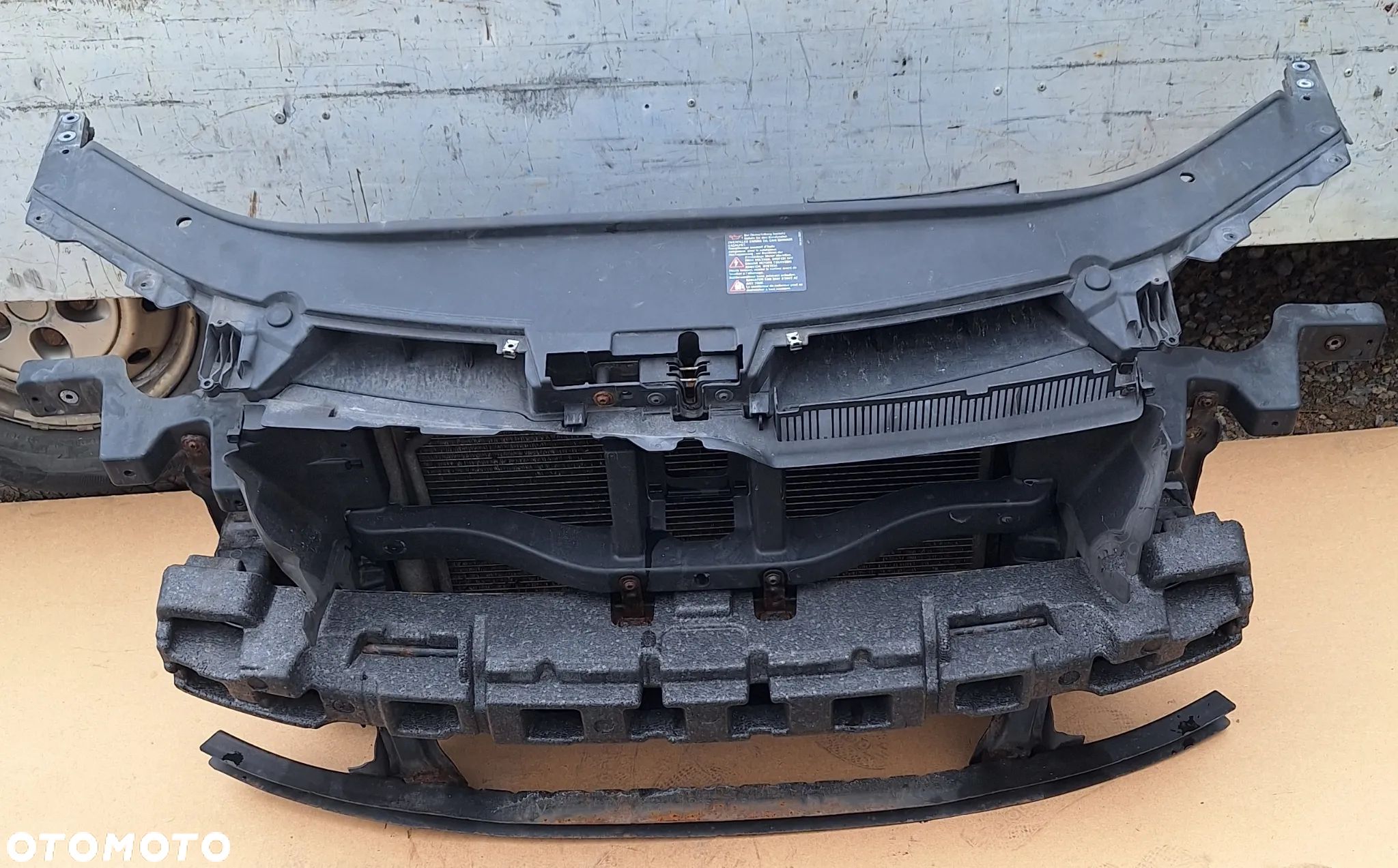 PAS PRZEDNI, BELKA, CHŁODNICE,WENTYLATORY- VW PASSAT B6-08R.-2,0TDI - 1