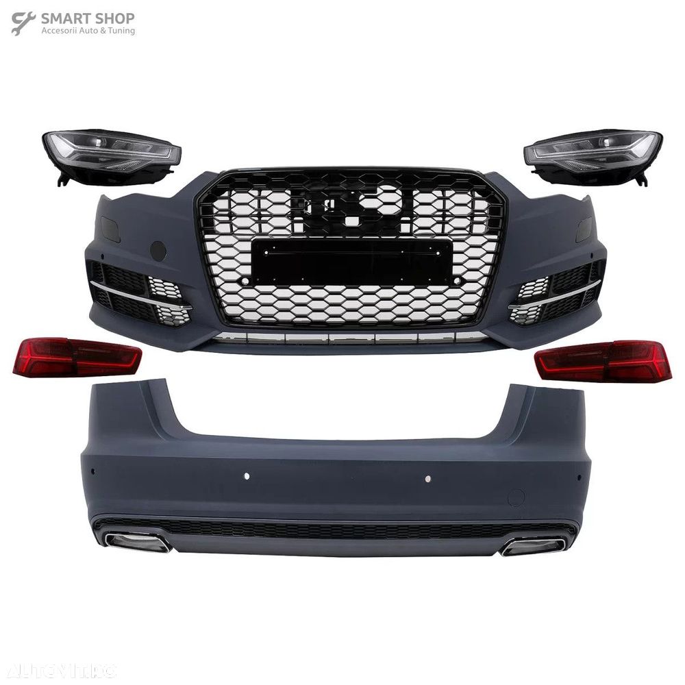 Pachet Exterior Complet Audi A6 C7 4G Limousine (2011-2018) Conversie - 1