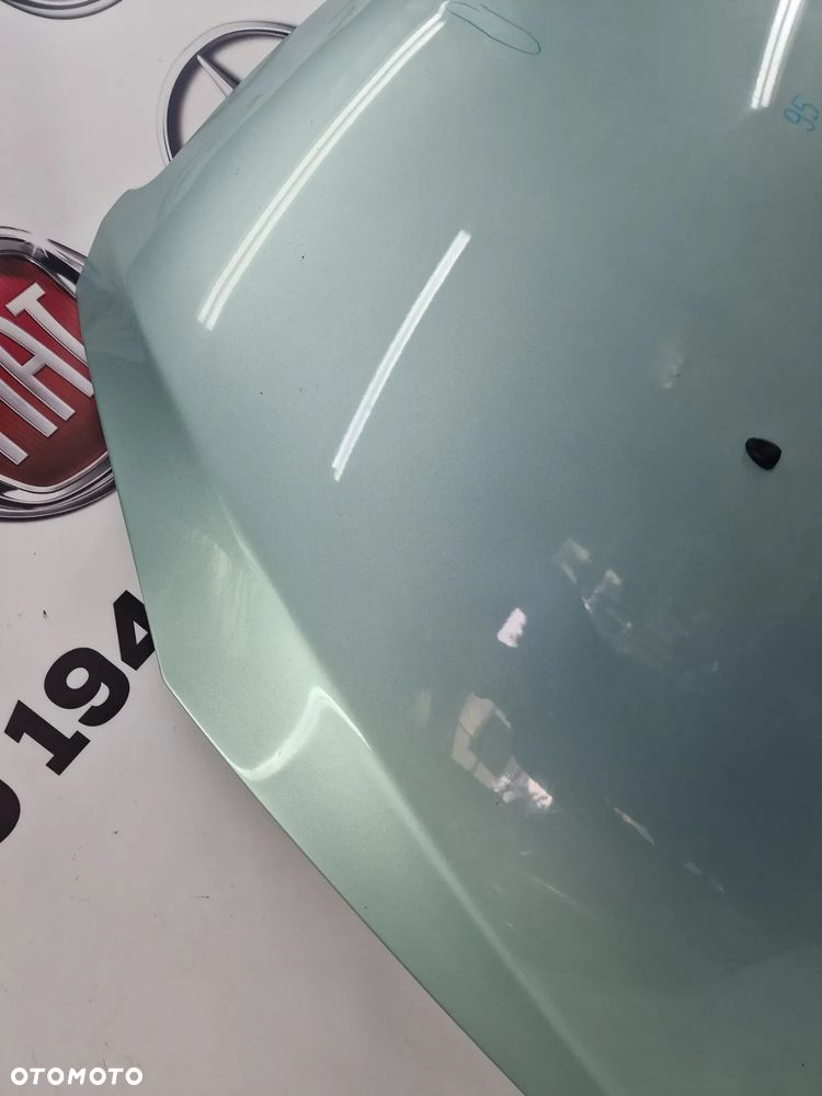 PEUGEOT 307 02- ŁADNA MASKA , KOLOR JASNOZIELONY  , NR AUKCJI NM95 - 3