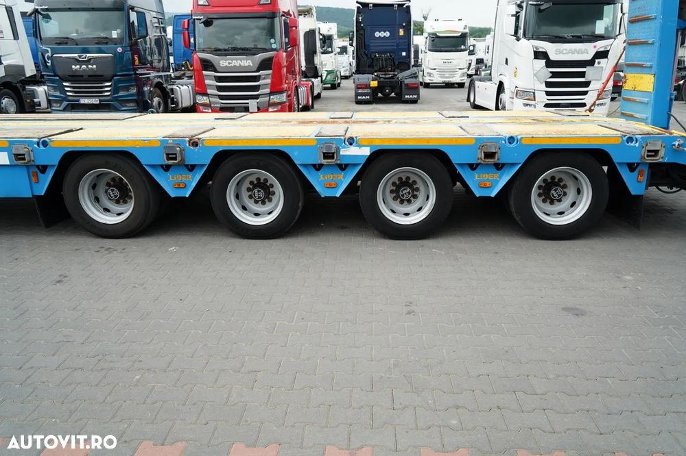Lider CAMIOANĂ LEADER CU GĂRTĂ JOS / LĂȚITĂ / 4 AXE / AXE DE DIRECȚIE / MASĂ NETĂ AUTOMĂTĂ: 60.000 KG / IMPORTATĂ - 22