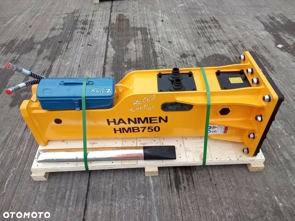 OUTLET ! Młot wyburzeniowy hydrauliczny HANMEN HMB750 waga 480 kg koparka 7-9 tony - 2