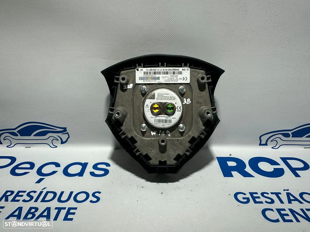 .Airbag Volante Guiador Original Mercedes Classe A W169 31127596162 2004 - 2012 - 7