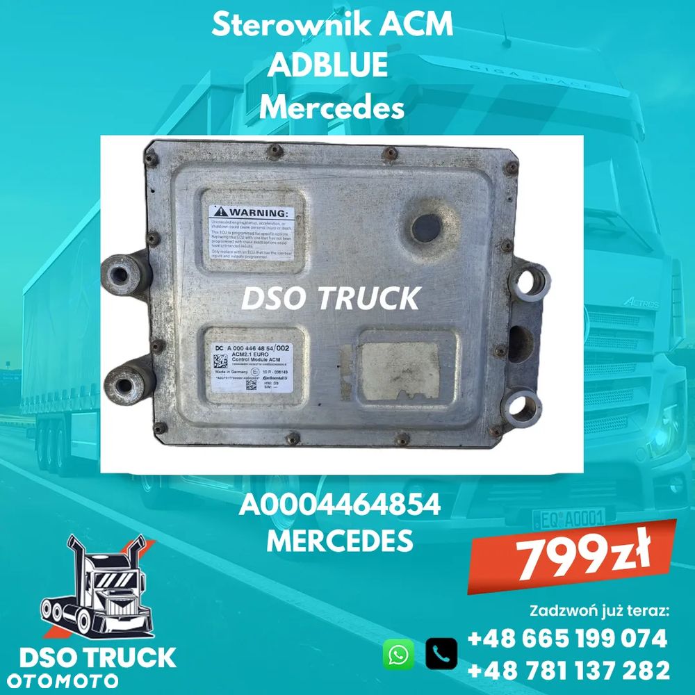 A0004464854 Sterownik ACM adblue Mercedes MP ACTROS AXOR ATEGO - 1