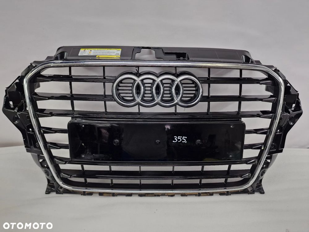 AUDI A3 8V / 8V3 / S3 12- ATRAPA / GRILL PRZEDNI PRZÓD NA WYSOKI POŁYSK , NR 8V3853651 , NR AUKCJI GL355 - 1