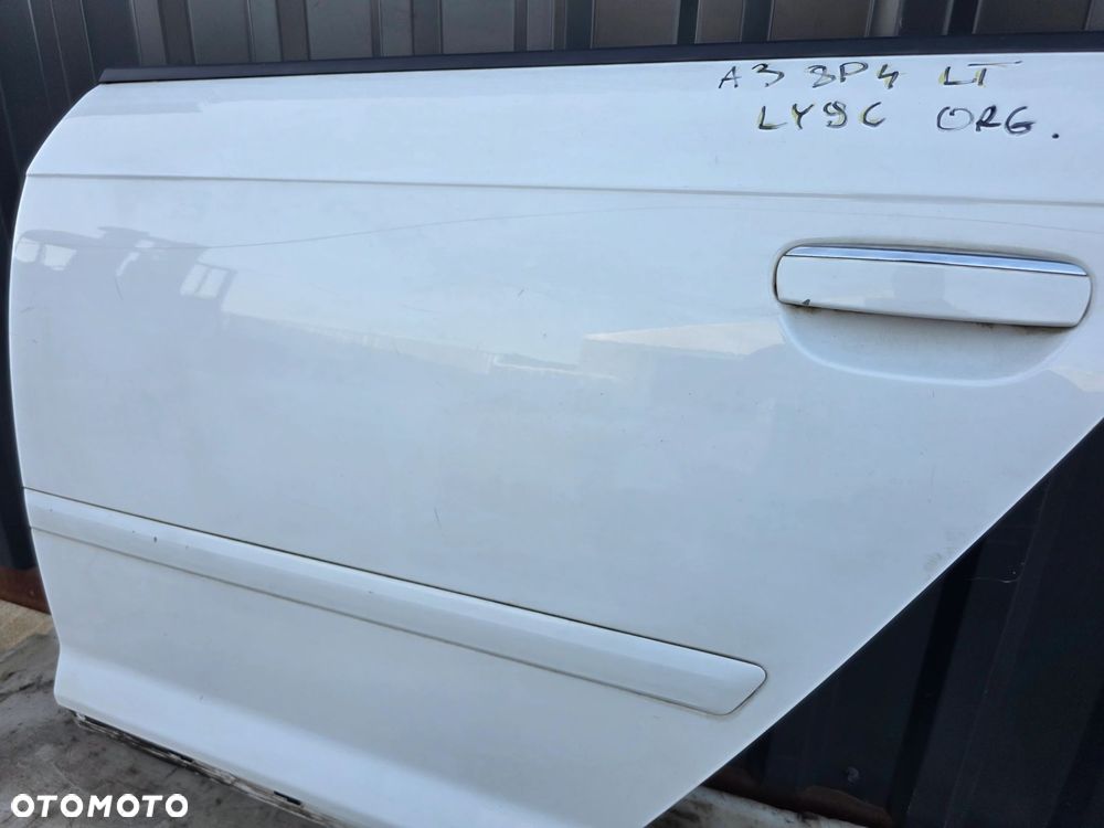 DRZWI LEWY TYŁ AUDI A3 8P 8P4 5D SPORTBACK 2004-2011 LY9C ORYGINAŁ ! - 11