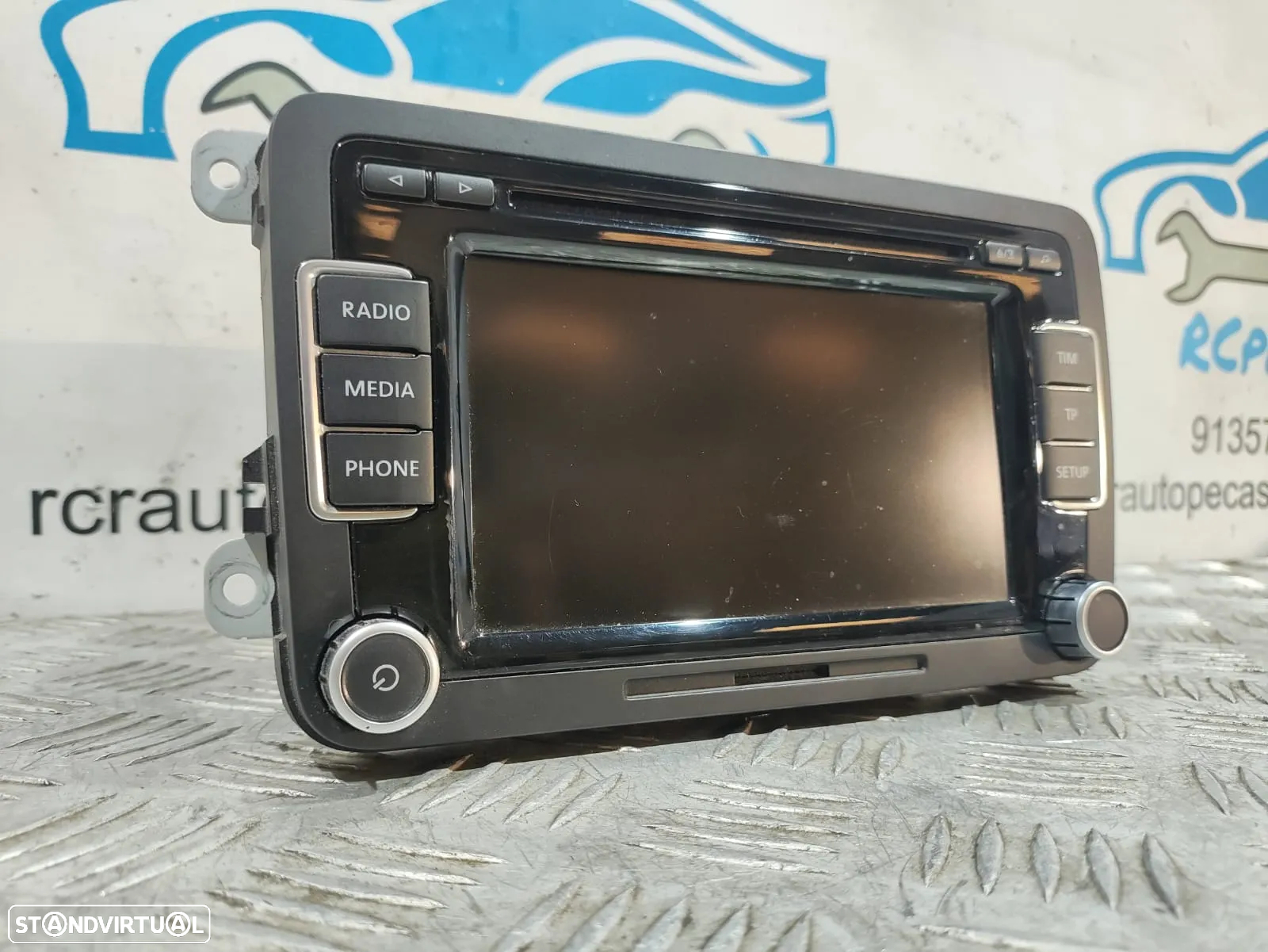 Auto Radio CD DVD GPS Original VW Volkswagen Scirocco 3 III - 4