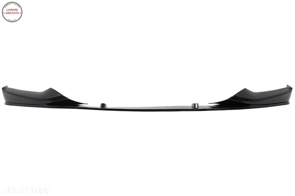 Prelungire Bara Fata Negru Lucios BMW Seria 5 G30 G31 (2017-2019) M Sport Design- livrare gratuita - 1