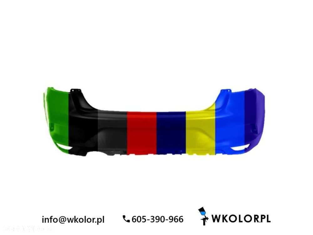 NOWY ZDERZAK RENAULT MEGANE III 2016-2015 LAKIEROWANY W KOLOR - 1