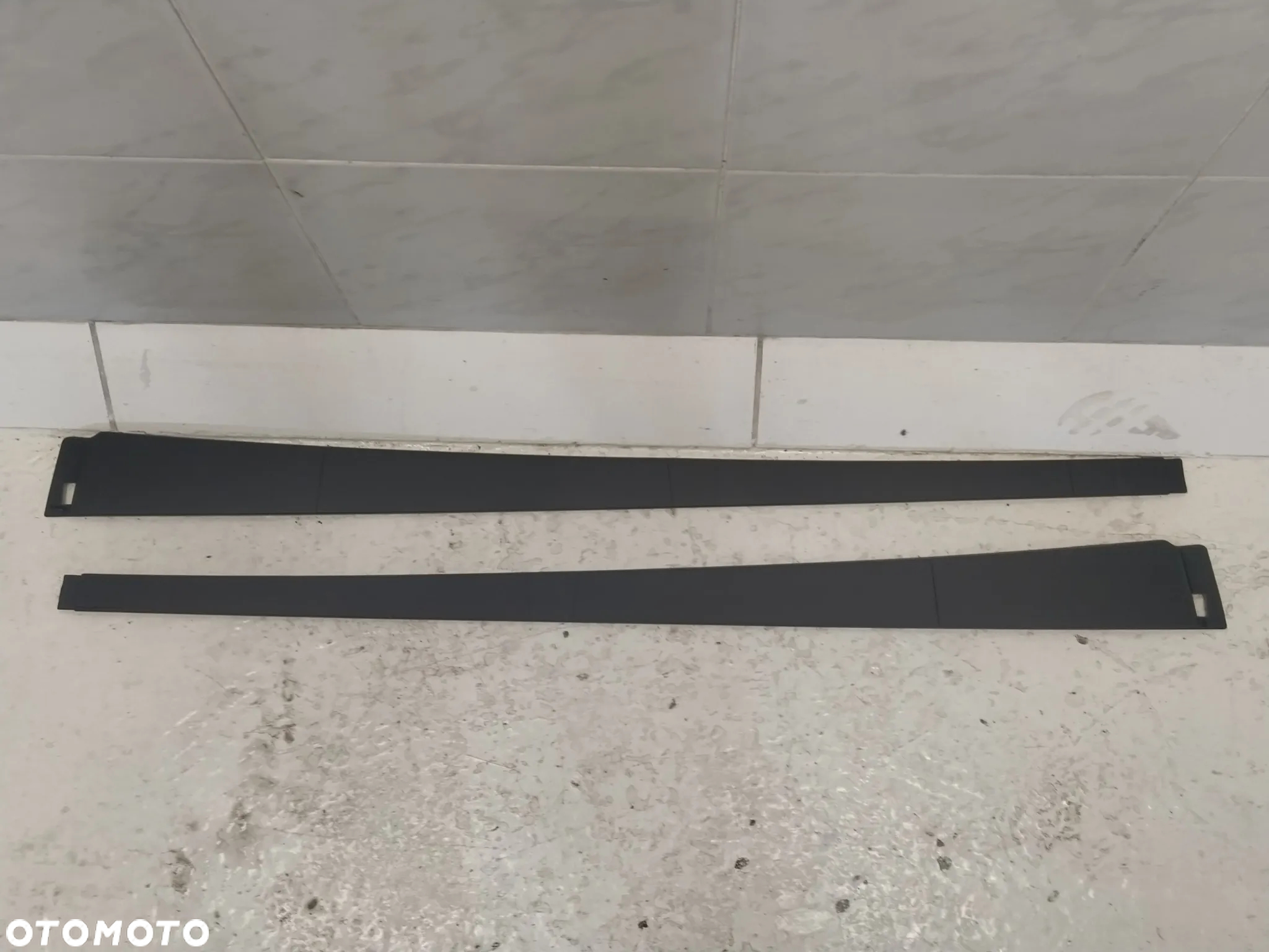 FIAT 500 CABRIO LISTWY PRZEJŚCIE DACHOWE DEKOR LISTWA DACHU LEWA PRAWA KOMPLET NOWA ORYGINAŁ - 2