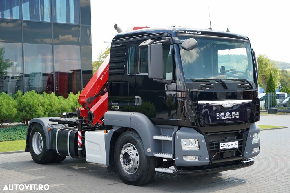 MAN TGS 18.480 / 4x2 / HDS HMF 1820 K6 / 17.2 m REACH / MANUAL / RADIOCOMANDĂ / IMPORTAT - 9
