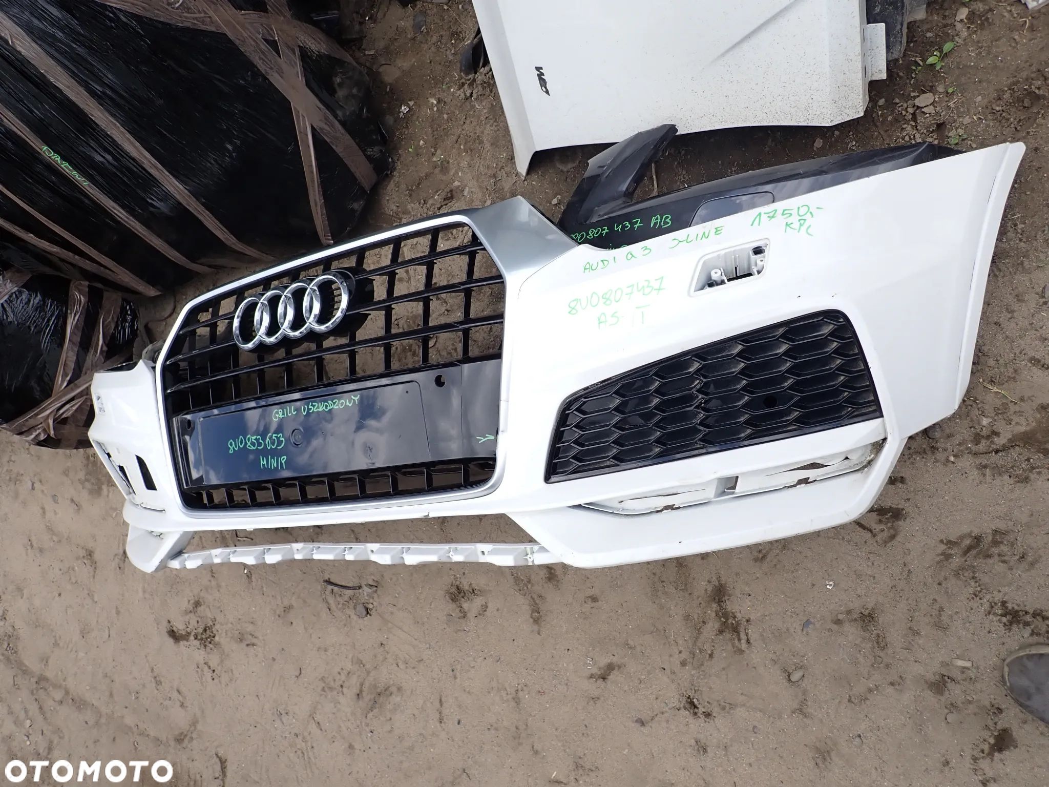 AUDI Q3 8U S-LINE COMPETITION ZDERZAK PRZÓD 8Q907437AS T 8Q0853653M N P - 1