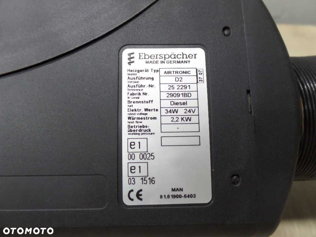 MAN MB IVECO WEBASTO OGRZEWANIE POSTOJOWE EBERSPACHER D2 24V AIRTRONIC 2.2 KW - 5
