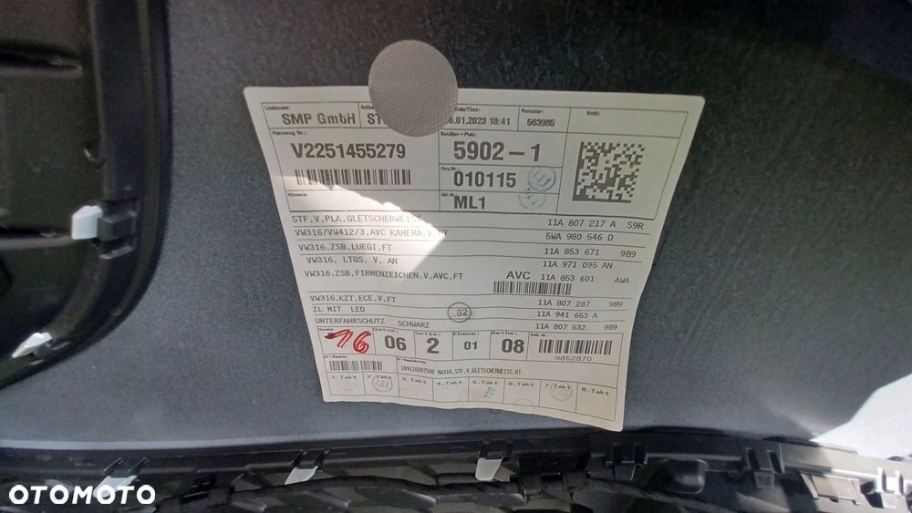 VW ID4 ZDERZAK PRZÓD IDEALNY LED LS9R - 5