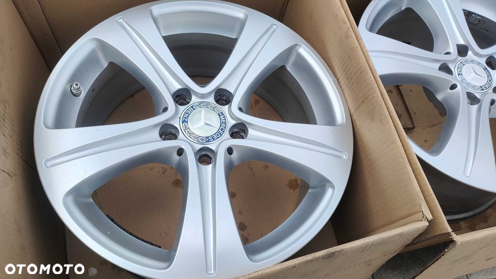 Oryginalne Felgi Aluminiowe Mercedes 17 5x112 7,5j et40 Czujniki - 1