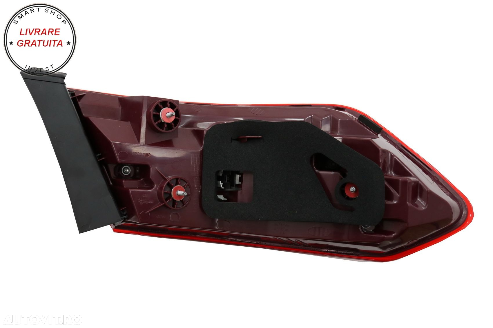 Stopuri LED Mercedes E-Class W212 (2009-2013) Facelift Design Rosu Clar- livrare gratuita - 7