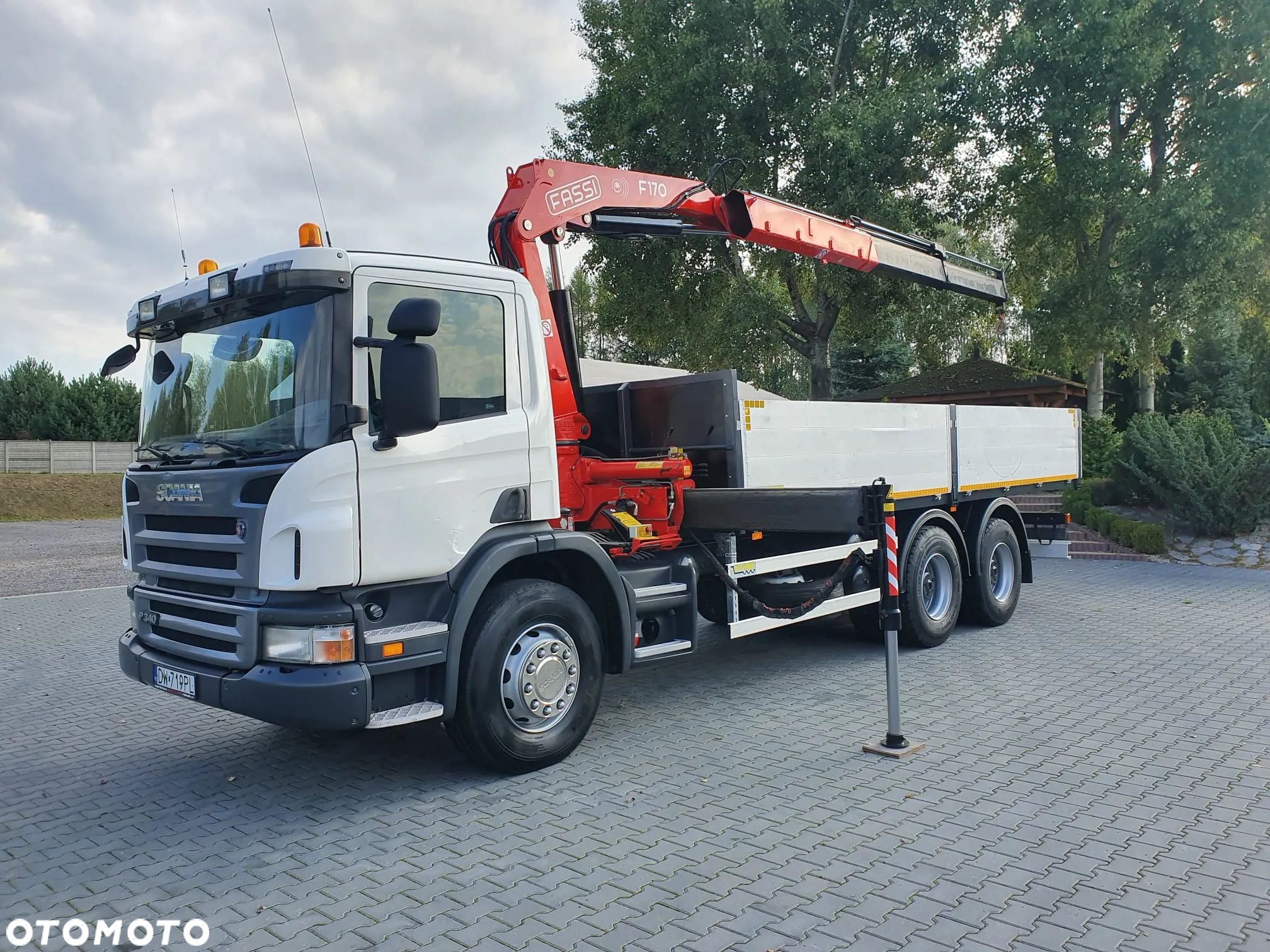 Scania P340 6x4 HDS Fassi 170 Krajowa Mały Przebieg - 1
