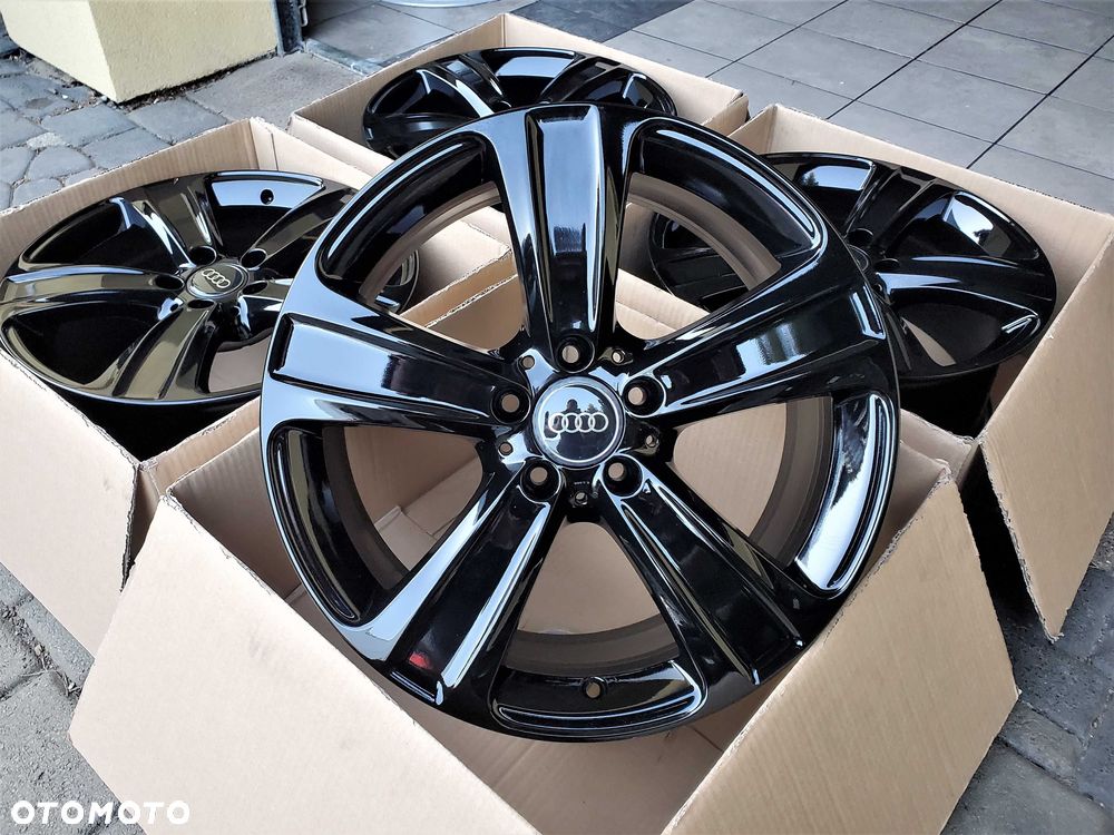 Alufelgi 18 5x112 Czarne Audi A4 A5 A6 A7 A8 Q3 Q5 Oryginalne ! 508#