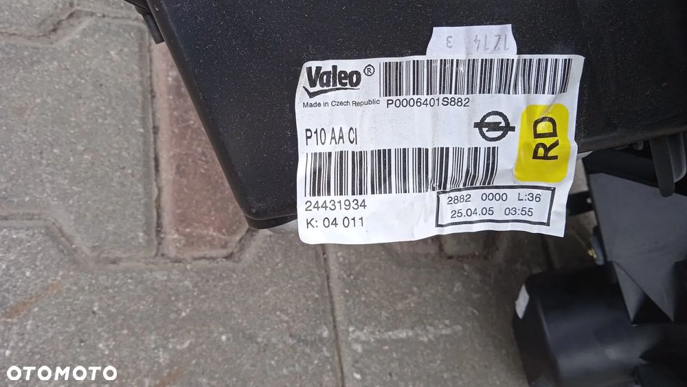 Nagrzewnica obudowa Opel Corsa C - 5