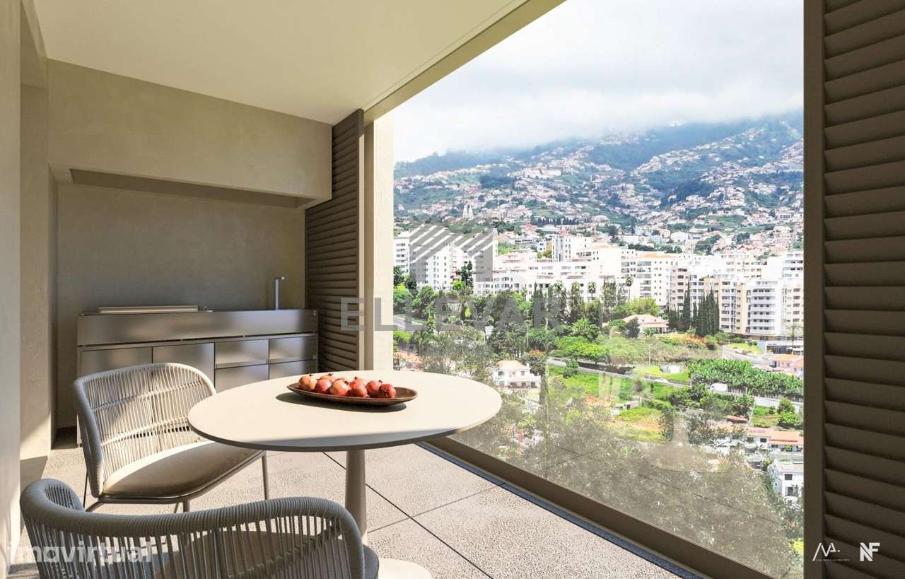 APARTAMENTO T2 NOVO EM CONDOMINIO FECHADO NO FUNCHAL - Grande imagem: 3/10