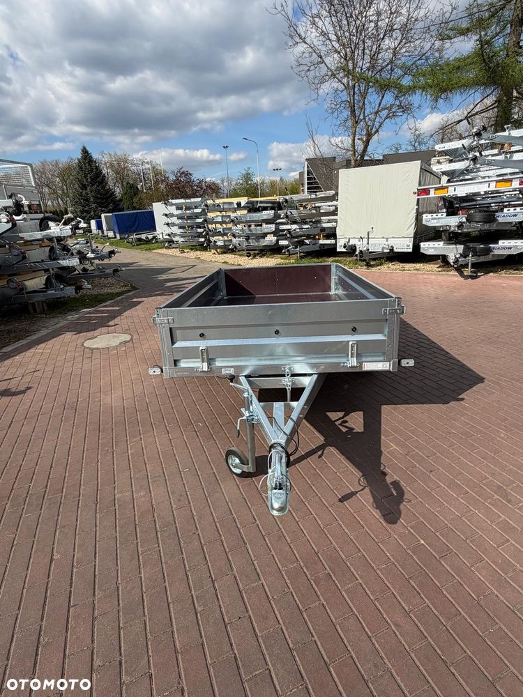 Neptun Przyczepa Neptun N7-253 HOBBY RESOR 253x150x40 1 osiowa resor+amortyzator wysokie burty quad traktorek atv Wrocław Borowa - 5