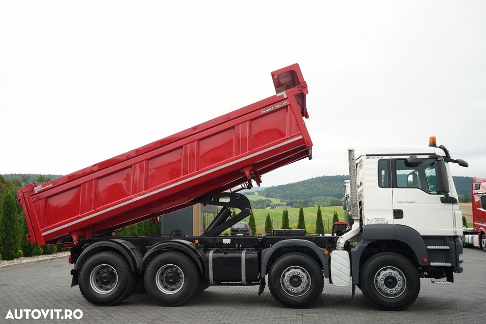 MAN TGS 35.400 / 8X4 / BASCULATOR CU 2 LATE / HIDRODECKER / MEILLER / AUTOMAT - 6
