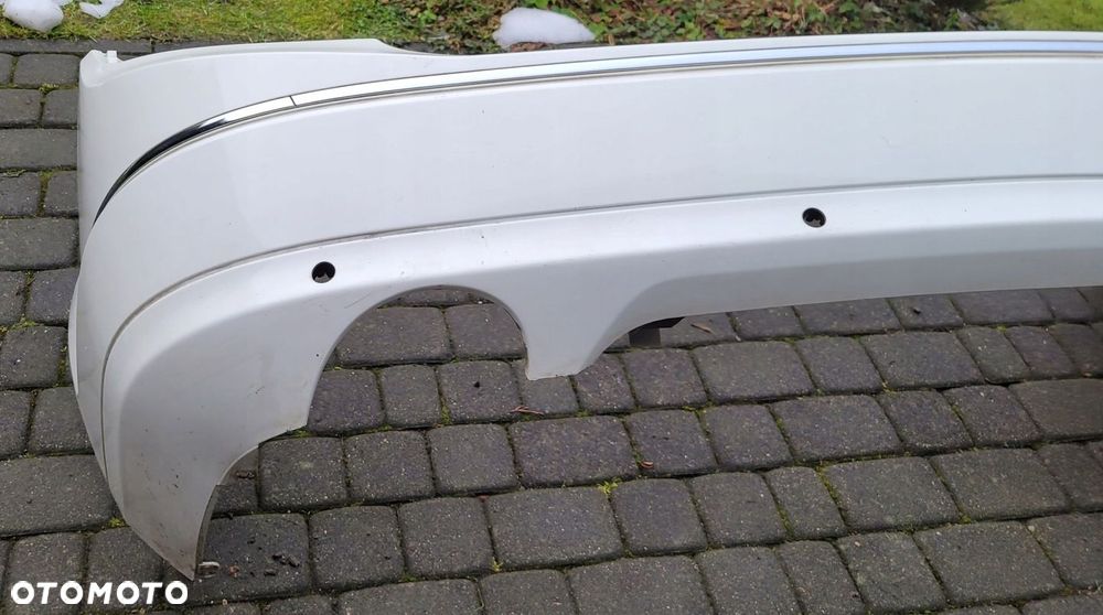 MERCEDES W204 KOMBI ZDERZAK TYLNY TYŁ 3.0 CDI V6 2 WYDECHY 650 BIAŁY - 4
