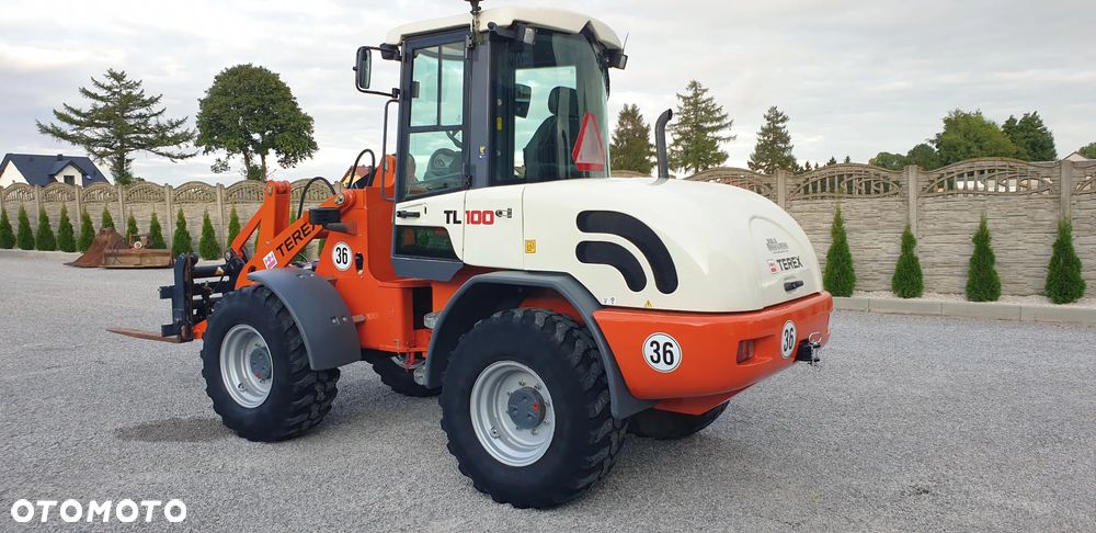 Terex TL100 sprowadzona SUPER STAN!! 6536MTG szybka jazda ŁYŻKA+WIDŁY - 9