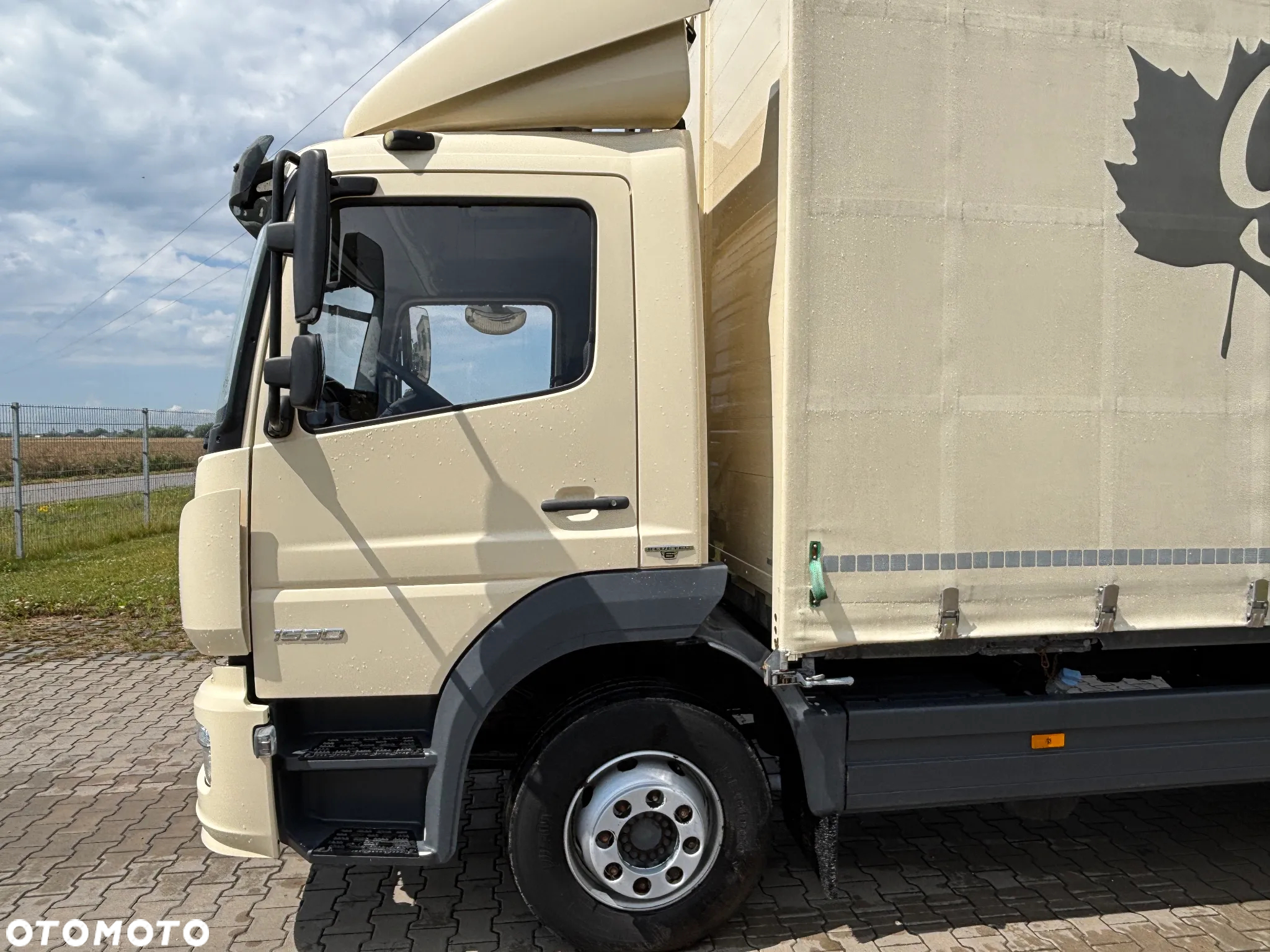 Mercedes-Benz ATEGO 1530 15 T DMC , firanka , możliwość windy, z Niemiec, klimatyzacja - 11