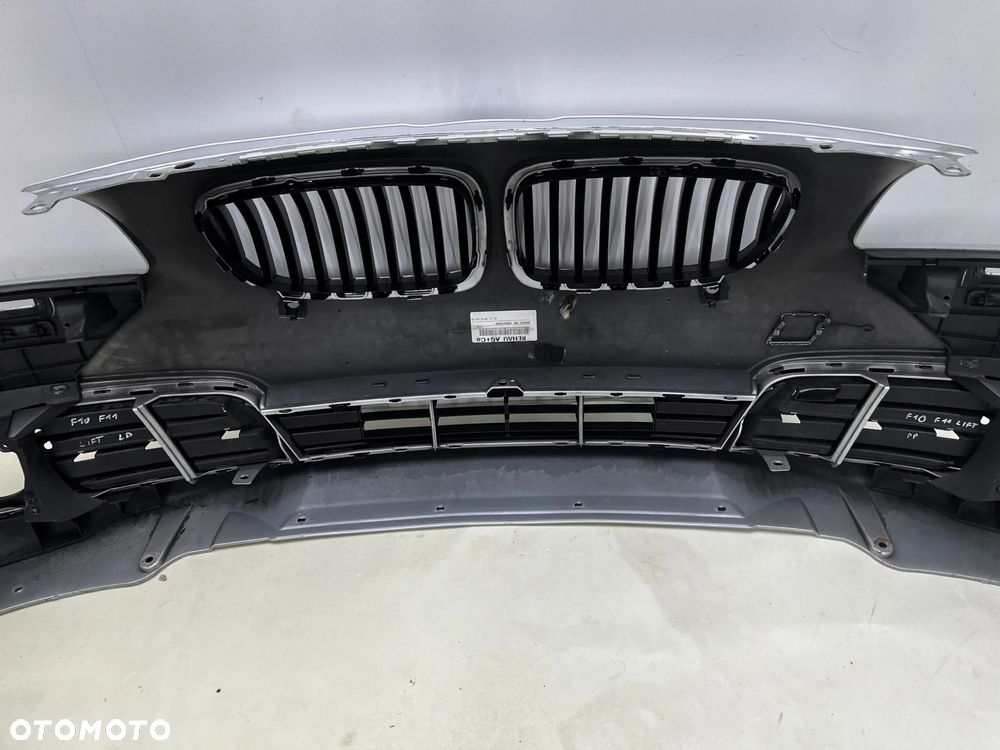 Zderzak przedni BMW 5 F10 F11 13-17r. Lift przód 4XPDC spryski 7331706 - 12