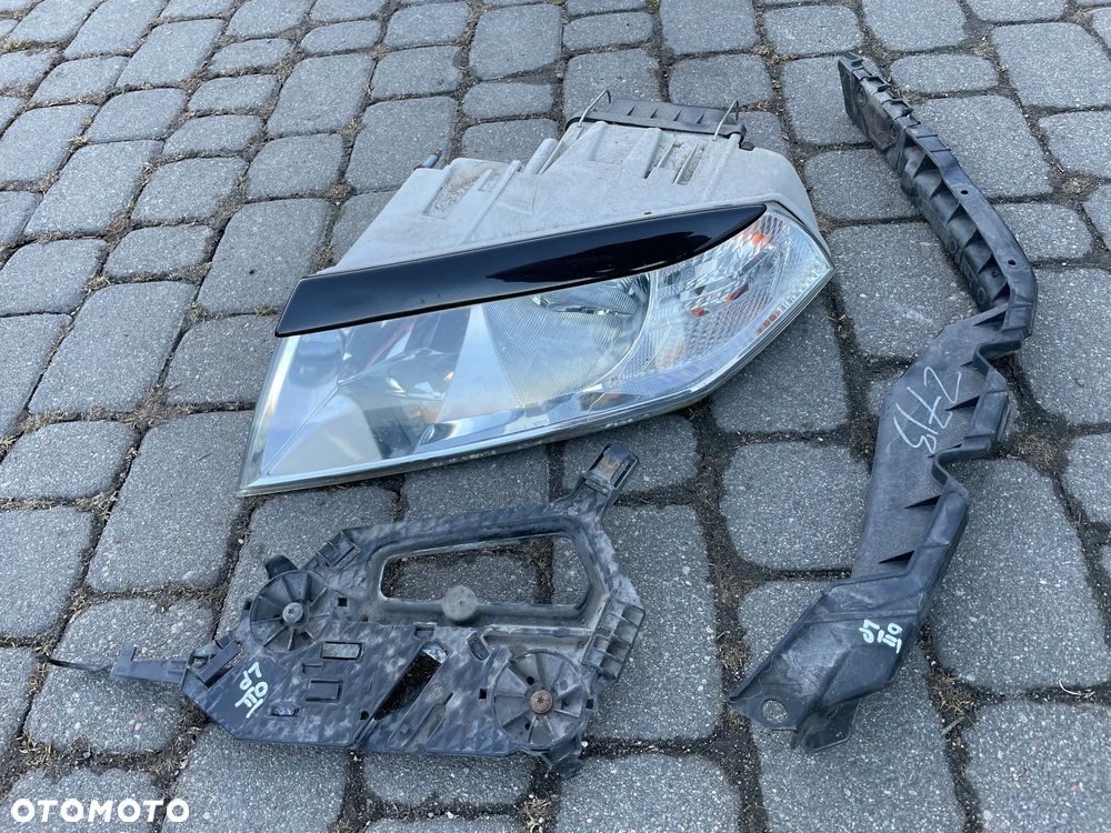 SKODA OCTAVIA II PRZÓD KOMPLETNY MASKA BŁOTNIK LAMPA REFLEKTOR PAS BŁOTNIK LEWY przedni GRILL lampa reflektor LEWA PRAWA 9910 sportline - 10