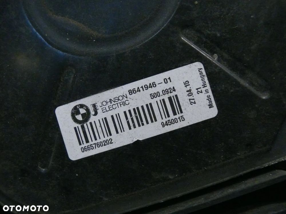 KOMPLET CHŁODNIC WENTYLATOR BMW F20 F21 F30 F31 3gt F33 F34 F36 2.0D N20 - 2