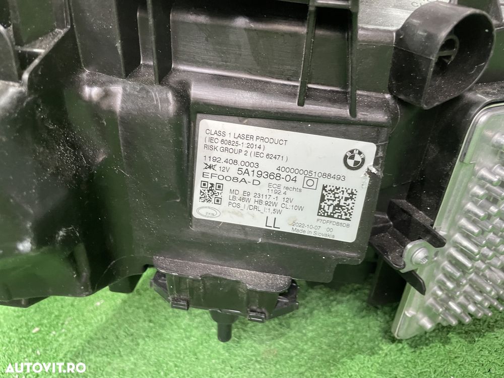 Bmw Seria 4 G22 M4 G82 Far dreapta Laser complet - 7