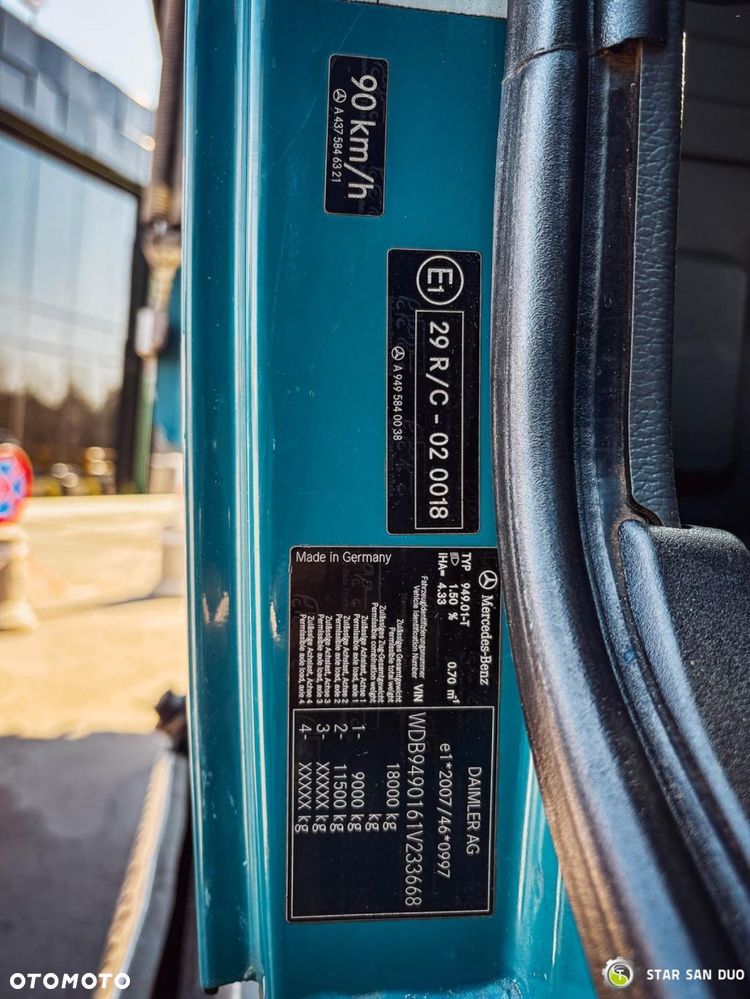 Mercedes-Benz Zetros 1833 4x4 Wywrotka Kipper Podwozie Kamper - 29