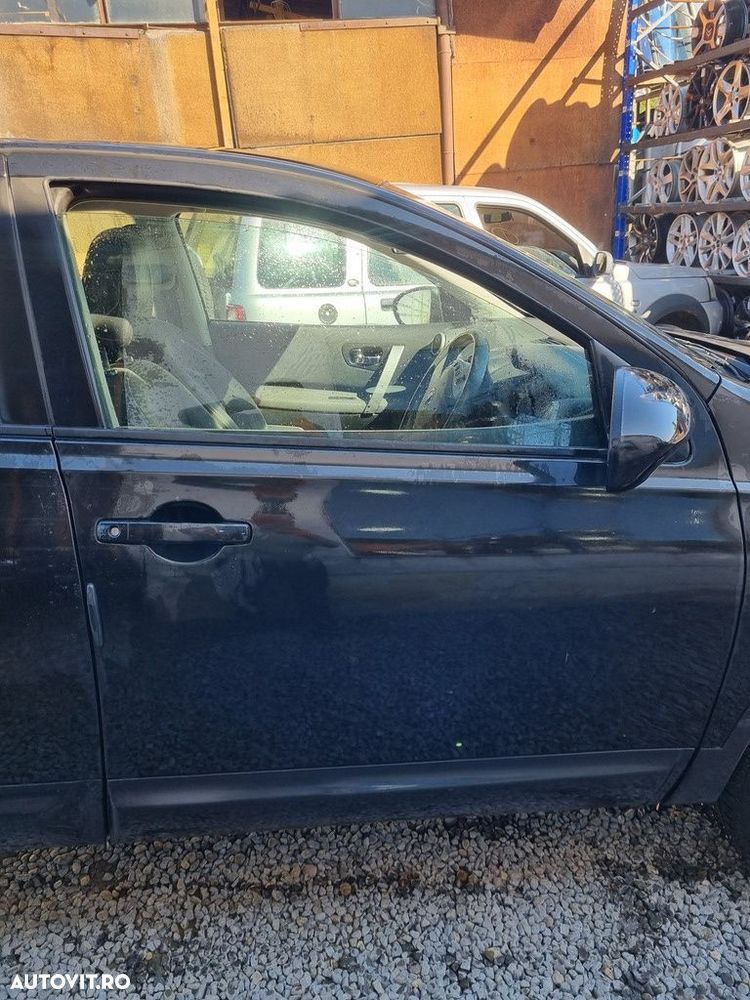 Usa Dreapta Fata Nissan Qashqai Facelift 2010 - 2013 SUV 4 Usi Vulkanschwarz Metalizat ... - 1