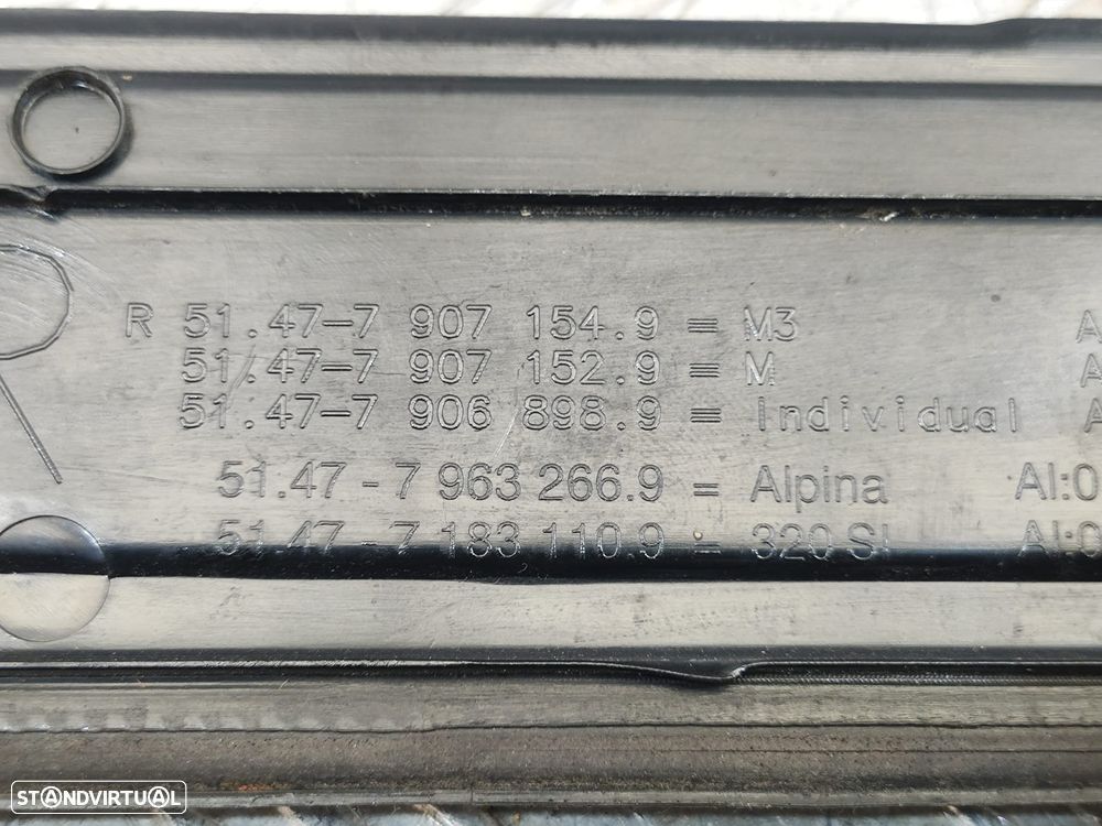 Soleiras Porta Embaladeiras Original BMW Serie 3 E90 E91 Pack M 7963266 7963265 - 10