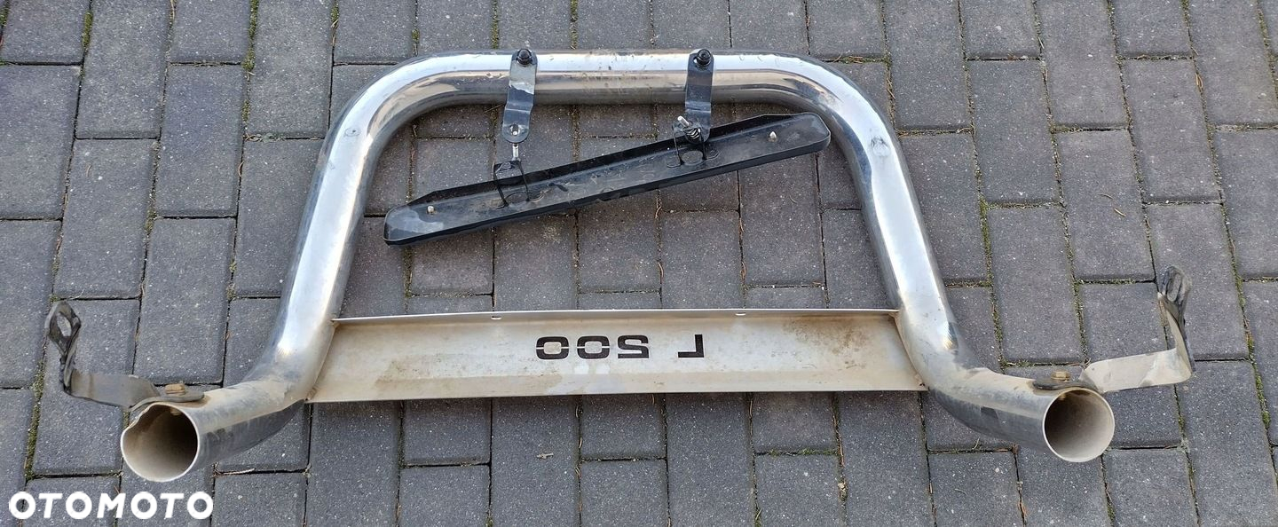 MITSUBISHI L200 4 IV 06-15 KANGUR ORUROWANIE ZDERZAKA PRZEDNIEGO CHROM - 2