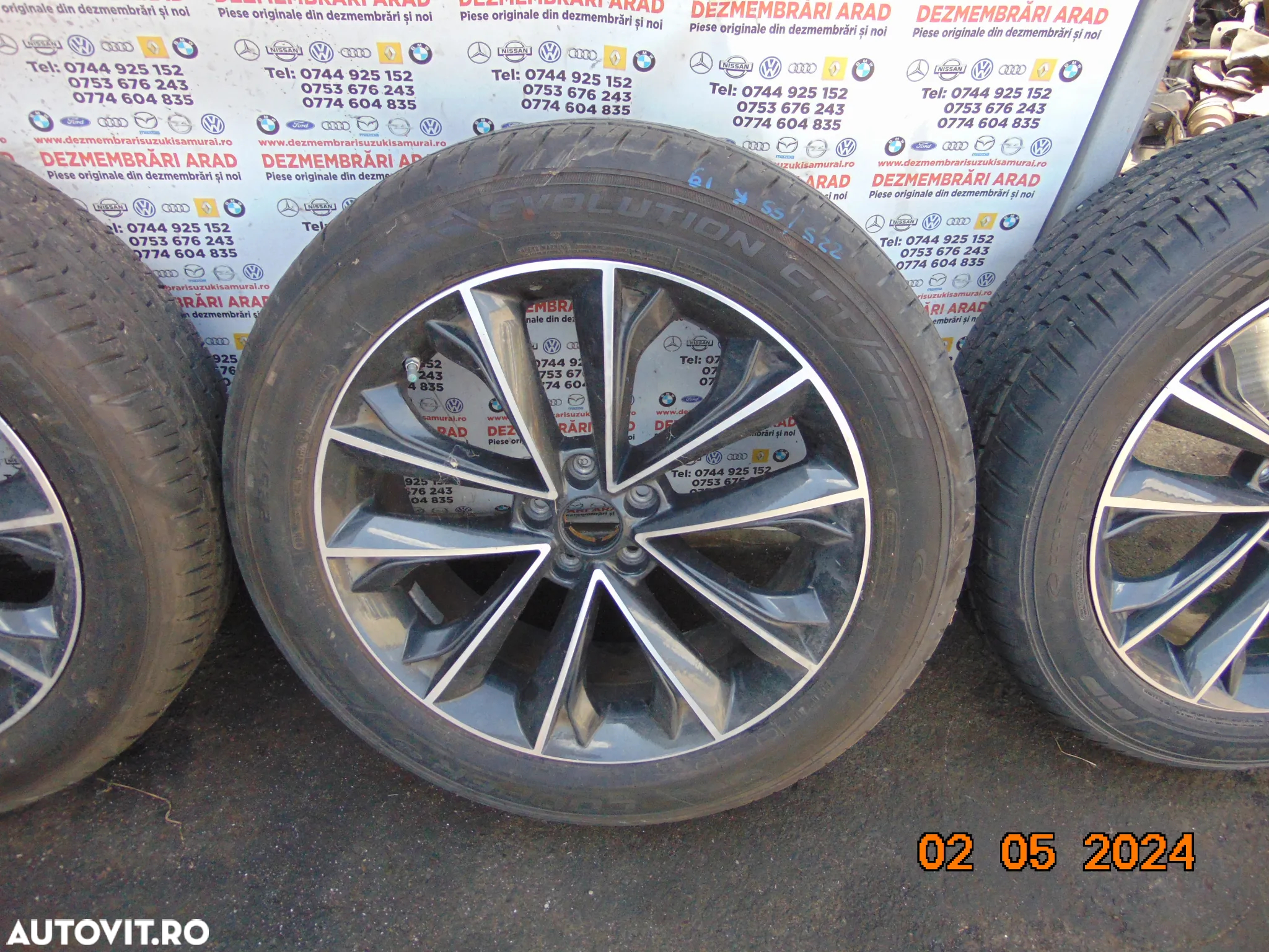 Jante aluminiu R19 mazda Suzuki Honda Nissan Mazda cx5 qashqai ssang yong Vitara 5x114,3 jante aliaj cu anvelope cauciucuri kia sorento hyundai tucson santa fe sportage r19 tivoli - 4