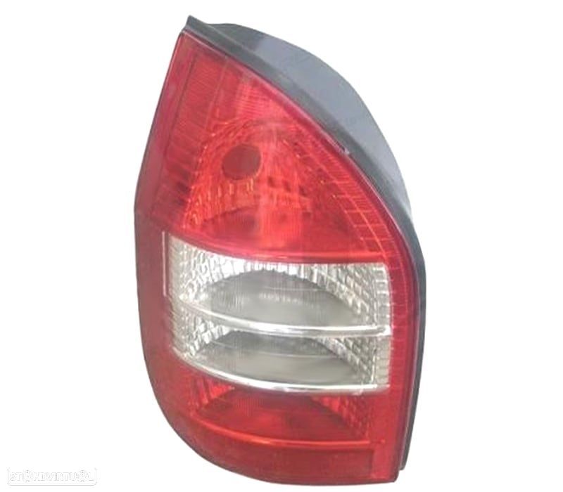 FAROLIM ESQUERDO PARA OPEL ZAFIRA 99-05 VERMELHO CROMADO - 1