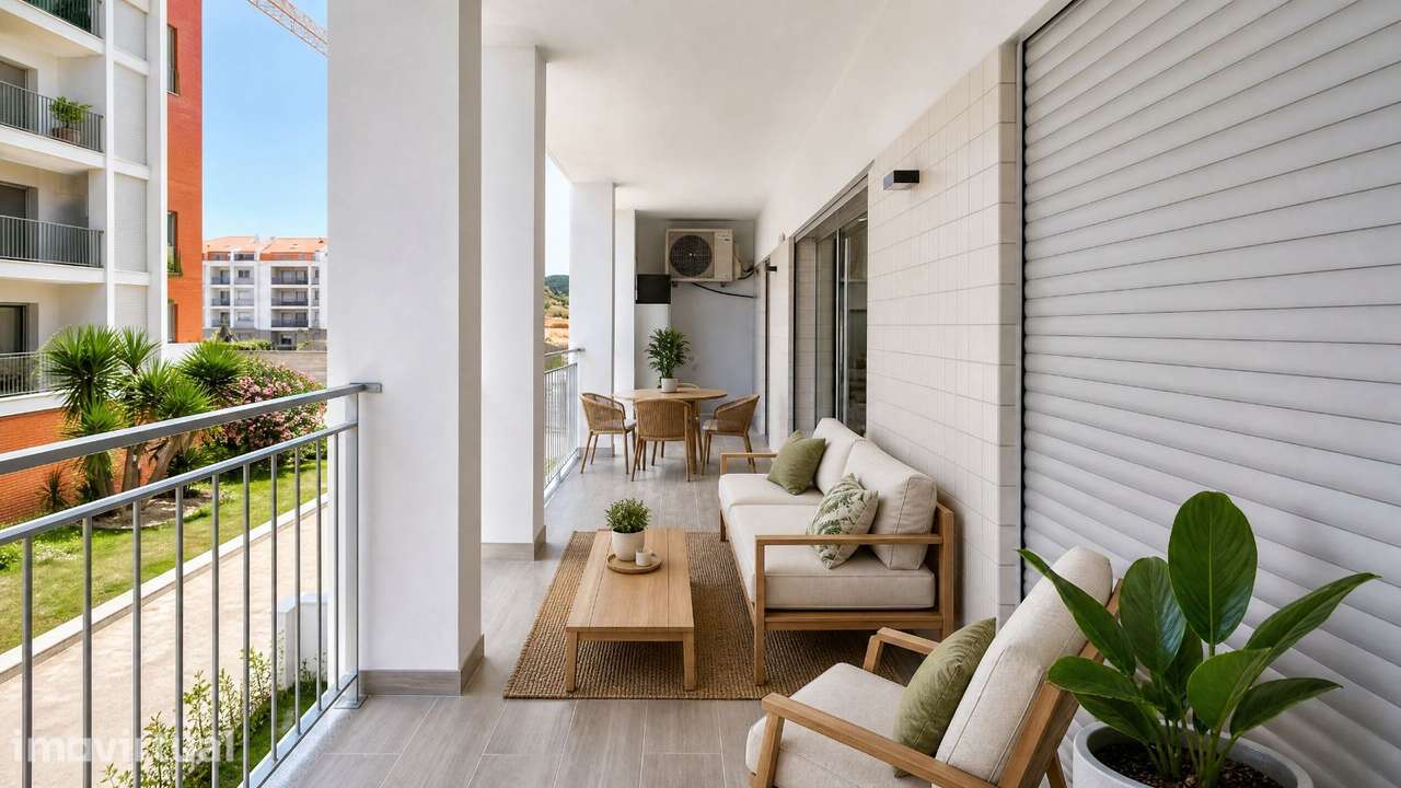 Apartamento T2 com garagem e varanda. Bem Situado - Grande imagem: 5/16