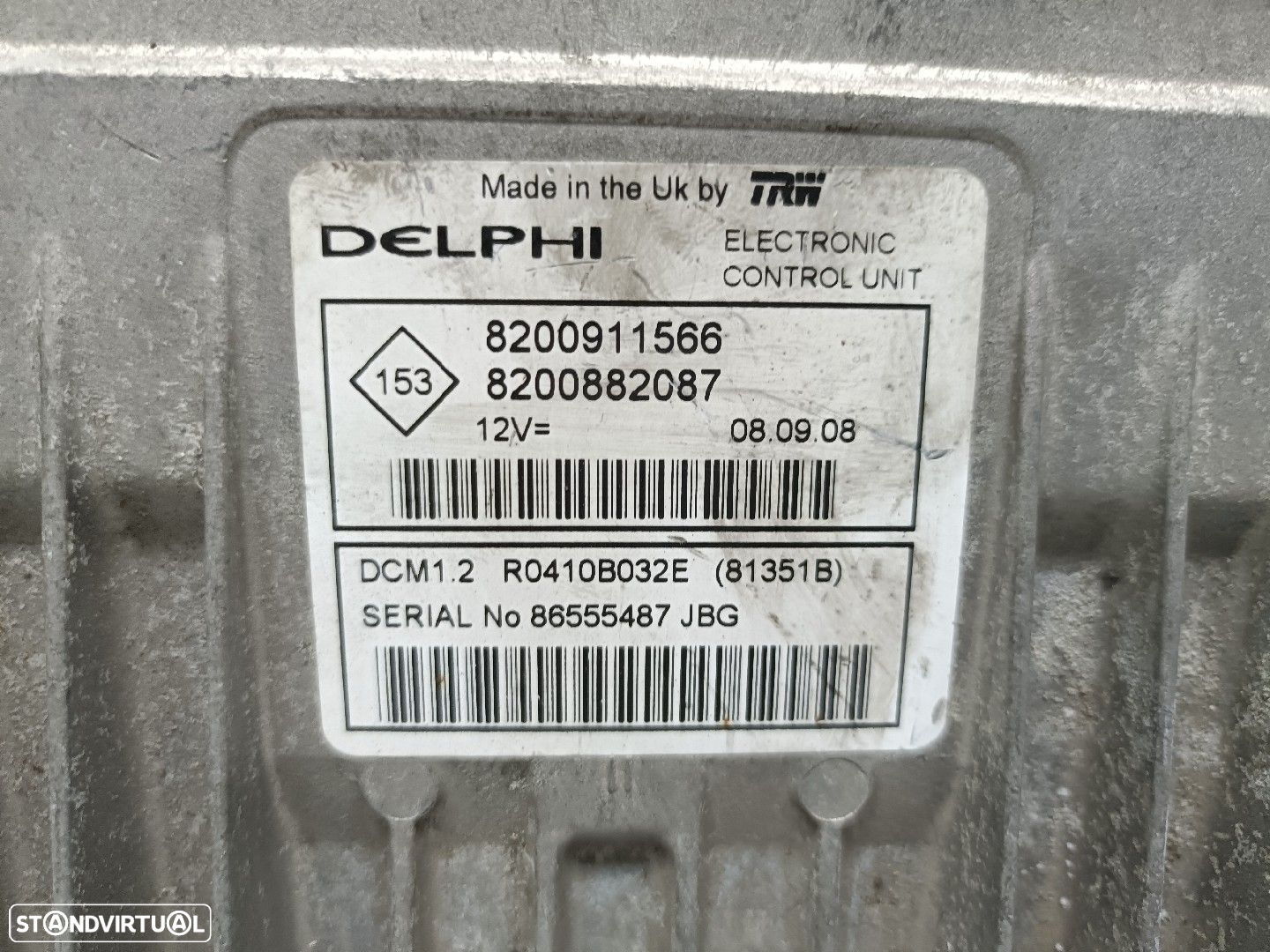 Centralina Motor Renault Twingo Ii (Cn0_) - 3