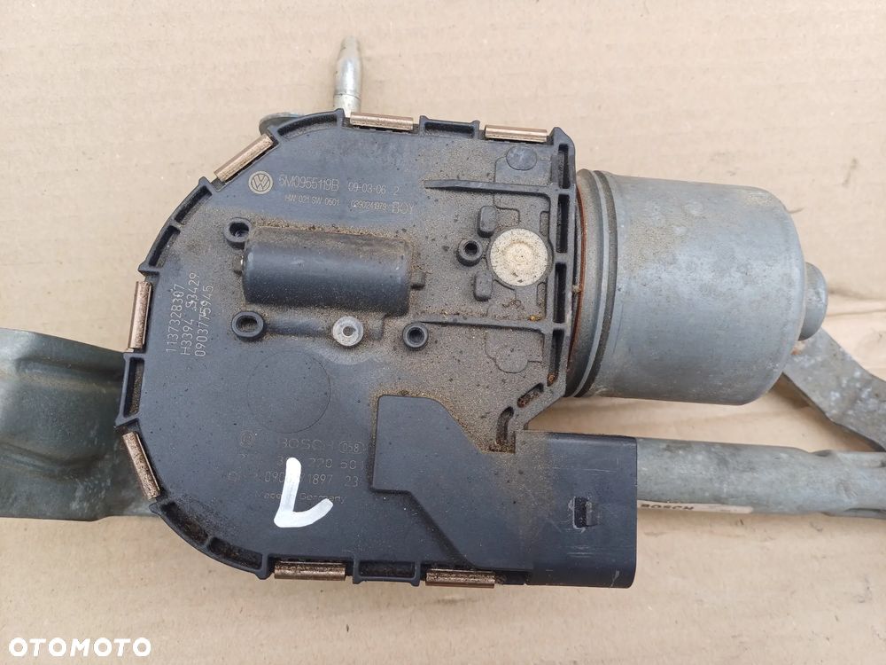 Golf VI plus mechanizm silniczek wycieraczki lewy 5M0955119B 5M0955023 - 3