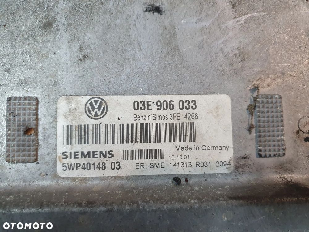 VW POLO IV 9N 1.2 12V AZQ ECU STEROWNIK SILNIKA KOMPUTER 03E906033 VOLKSWAGEN SIEMENS POSIADAM 4 SZT - 8
