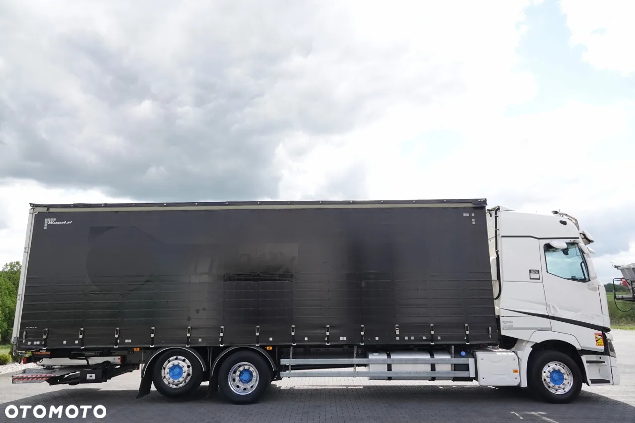 Renault T 440 / 6X2 / SOLÓWKA / FIRANKA 9.5 M / KLIMA POSTOJOWA  / WINDA / ALUFELGI / OŚ PODNOSZONA / PO KONTRAKCIE SERWISOWYM - 11