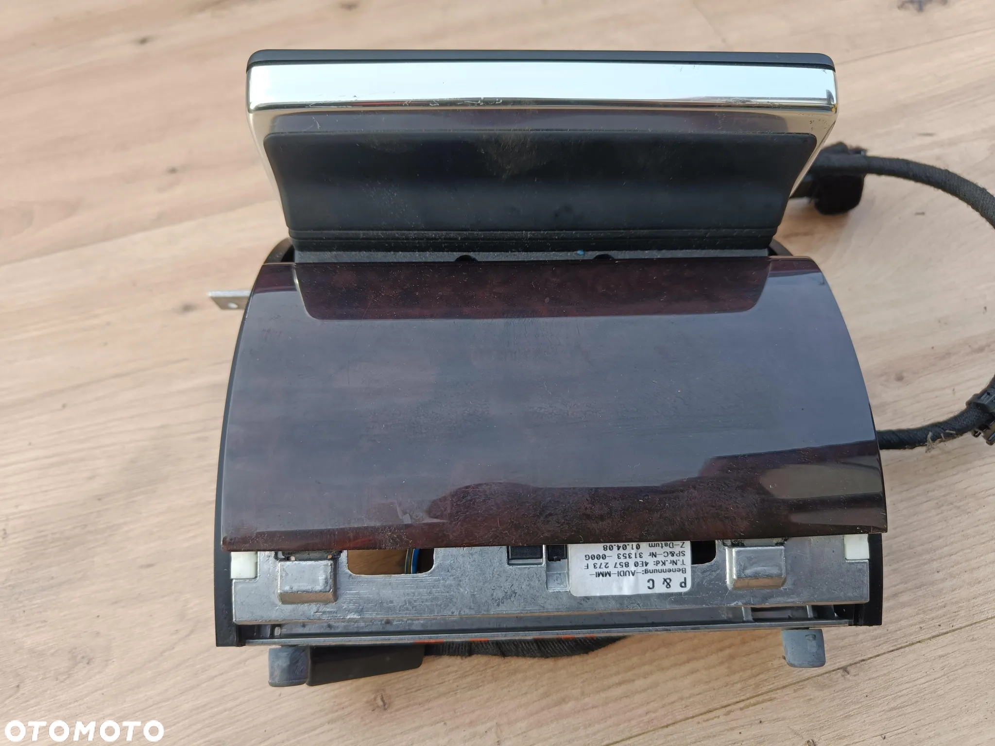 AUDI A8 D3 WINDA MECHANIZM WYŚWIETLACZ EKRAN MMI SPRAWNA 4E0857273F - 2